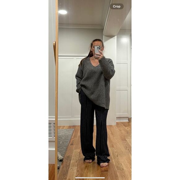 Eileen Fisher Wool Blend Shaker Knit Sweater - Picture 4 of 4